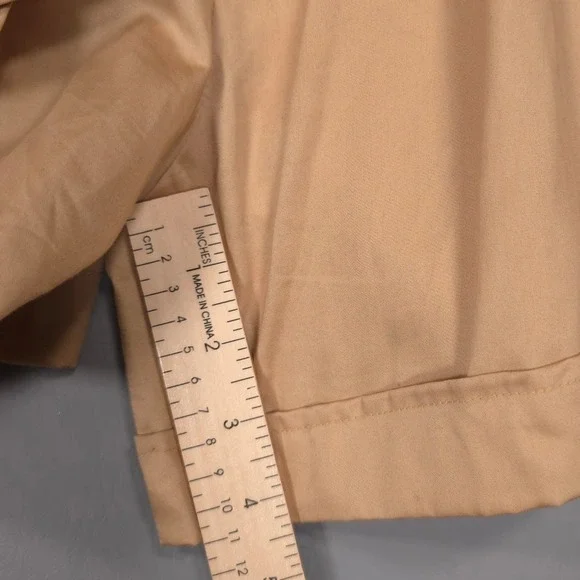 MARISSA WEBB Dixon Paper Bag‎ Sateen Romper Latte Size 10 Cotton